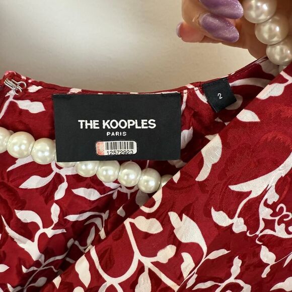 The Kooples
Red Printed Puff Sleeve Dress 💝 - Picture 14 of 14